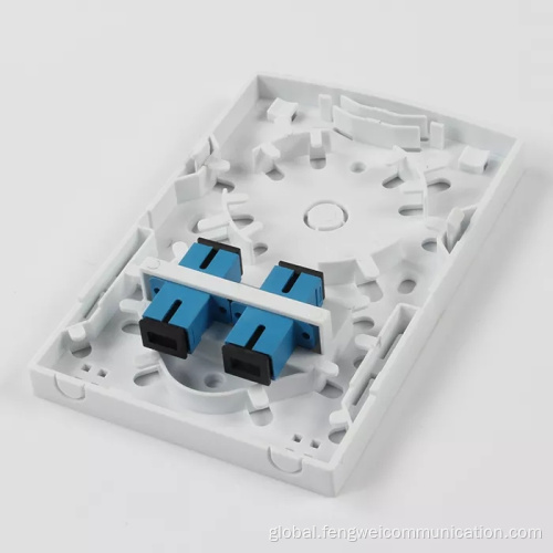 Indoor Wall Mount Light 2-port optical connector box Manufactory